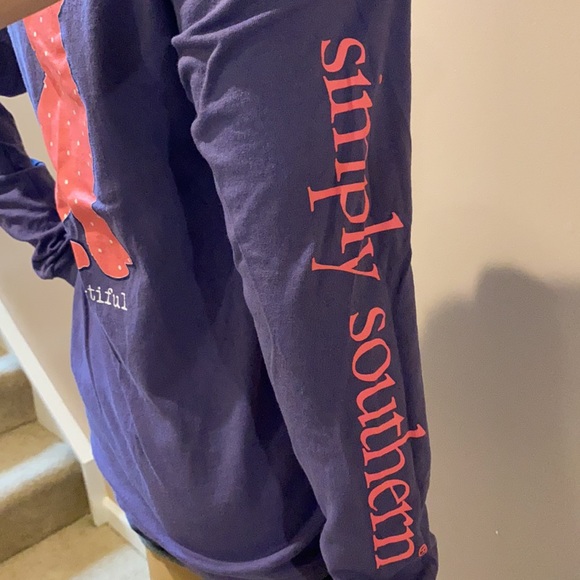 NWOT Simply Southern L/S T-shirt Size Small - Picture 4 of 4